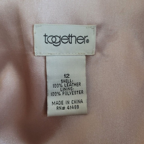 [SOLD]Western Jacket W 12 Pink Suede Leather Fringe Cowgirl 80s Rodeo Cowboy - Picture 5 of 10